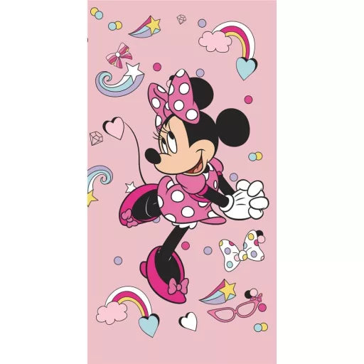 🎀 Serviette de bain Disney – Minnie Magical Day