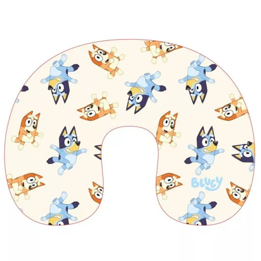 🐾 Oreiller de voyage – Bluey & Bingo – 35 × 30 cm