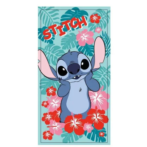 🌟 Serviette de bain Disney Lilo & Stitch – Bloom le chien étoile