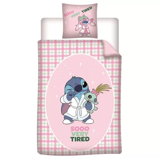 🌺 Parure de lit Disney Lilo & Stitch – Le Chien Étoile 140×200