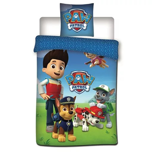🚨 Parure de lit Paw Patrol Assembly – 140×200 cm + taie 63×63 cm