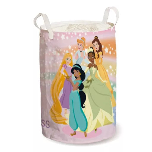 👑🧺 Panier à linge – Disney Princesses Stars – 52 x 30 cm