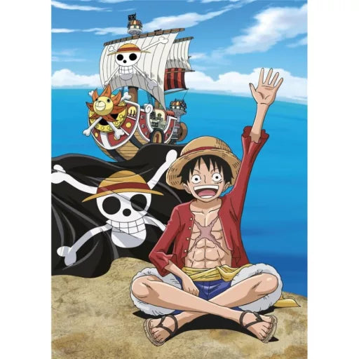 ☠️ Couverture polaire – One Piece « Hello » – 100 x 140 cm