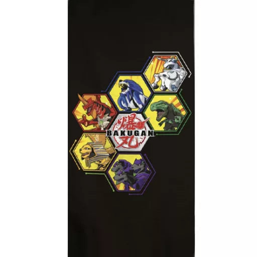 ⚡ Serviette de bain Bakugan – Force Grid