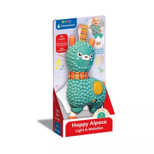 🦙 Hochet Animaux Alpaga Bébé – Clementoni