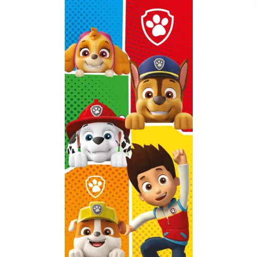 🌈 Serviette de bain Paw Patrol – Colors