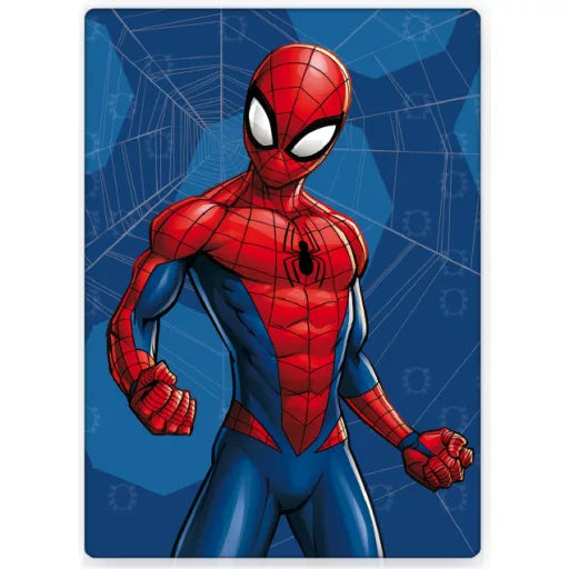 🕸️ Couverture polaire – Spiderman Web, motif toile d’araignée – 100 x 140 cm