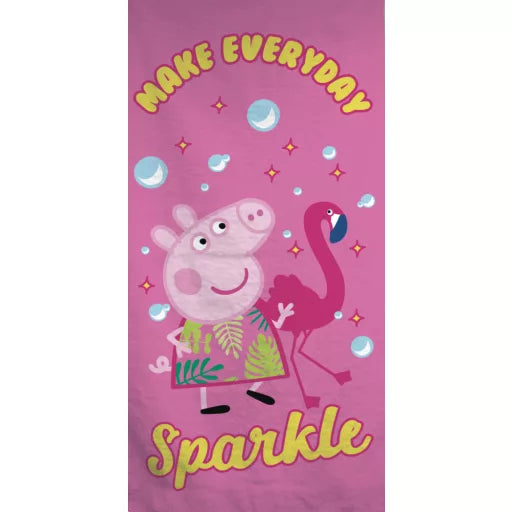 ✨ Serviette de bain Peppa Pig – Sparkle