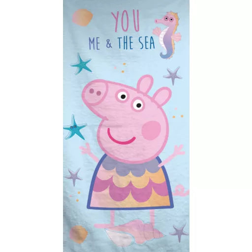 🌊 Serviette de bain Peppa Pig – Peppa & the Sea