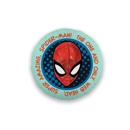 🕷️ Coussin décoratif – Tête de Spiderman – 35 × 35 cm – Velours