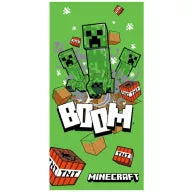 💥 Serviette de bain Minecraft – Boom Green