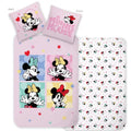 🎀💕 Ensemble de literie Disney Minnie🎀💕 – Amour et Rires – 140 × 200 cm + Taie 70 × 90 cm