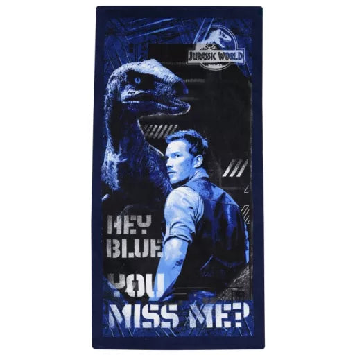 🦖 Serviette de bain Jurassic World – Hey Blue