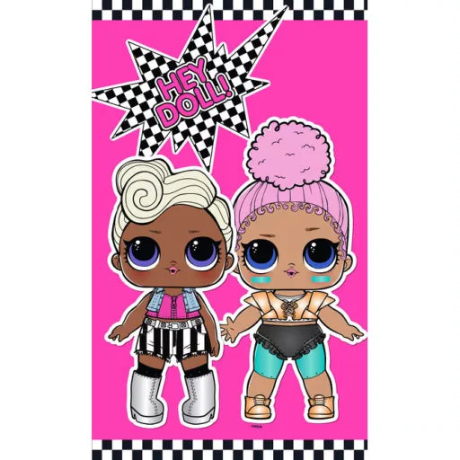 💎 Serviette LOL Surprise Hey Doll – 30x50 cm