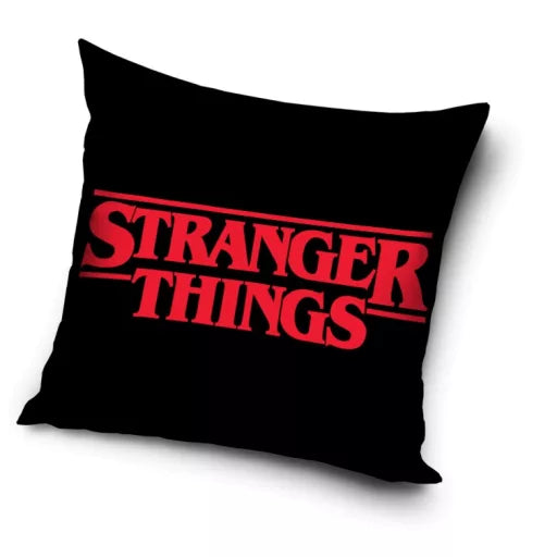 🧠🌌 Taie d’oreiller – Stranger Things – Mystère – 40x40 cm – coussin inclus