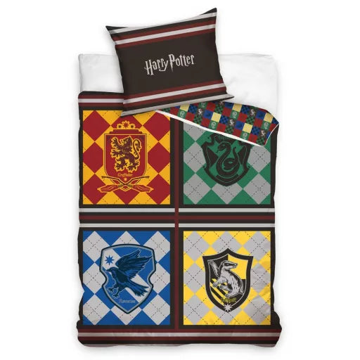 🧙♂️ Parure de lit Harry Potter Plad – 140×200 cm + taie 70×90 cm