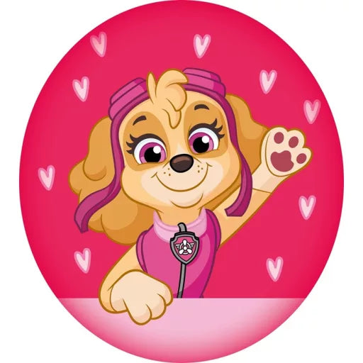 💖 Coussin décoratif – Cœur Skye – Pat' Patrouille – 37 × 34 cm