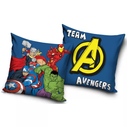 🛡️ Coussin décoratif – Avengers Team – 40 × 40 cm
