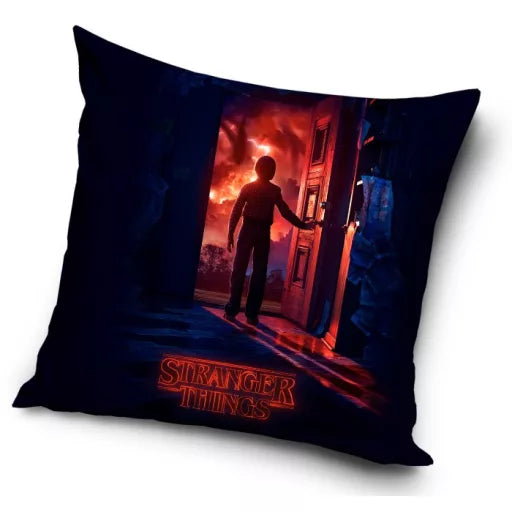 🚪 Coussin décoratif – Stranger Things Open Door – 40 × 40 cm