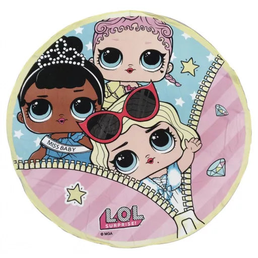 💎 Serviette de bain LOL Surprise – Forme diamant
