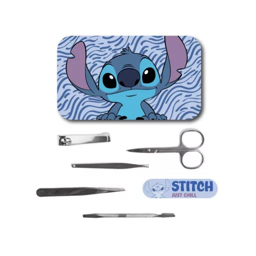 🐶💅 Kit manucure – Disney Lilo et Stitch : Le chien star – Just Chill – 6 pièces – 15 × 8 cm