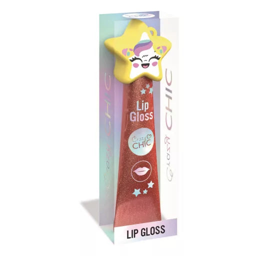 ⭐💄 Gloss à lèvres – Crazy Chic Yellow Star – Clementoni – 13 cm