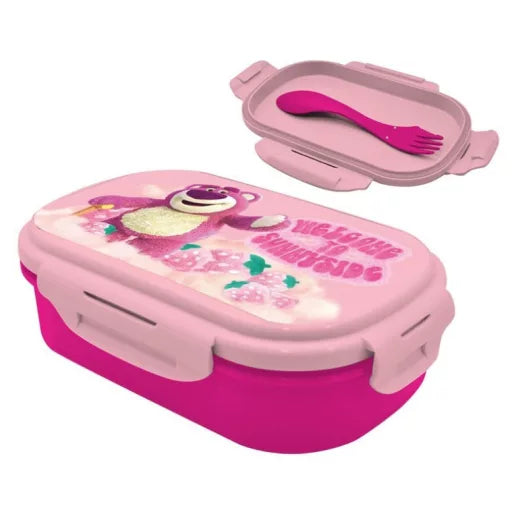 🧸 Coffret à sandwich Disney Toy Wars Lotso + couverts