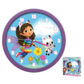 🧁🕒 Horloge murale – Smoothie Land – Maison de poupée de Gabi – 25 cm