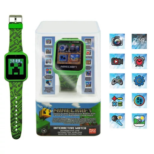 ⛏️⌚ Montre interactive – Minecraft – Écran tactile
