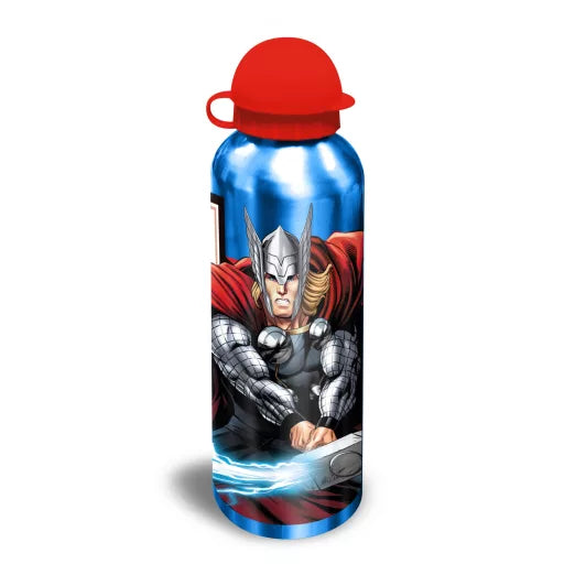 ⚡ Bouteille Avengers Team Spirit Thor en aluminium avec bouchon – 500 ml
