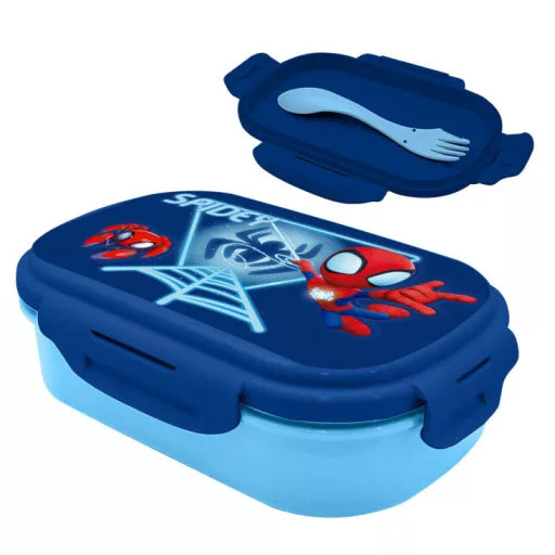 🕸️ Coffret sandwich Spiderman Blue Web + couverts
