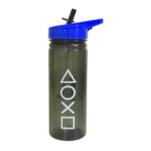 🎮 Bouteille PlayStation avec paille – 470 ml