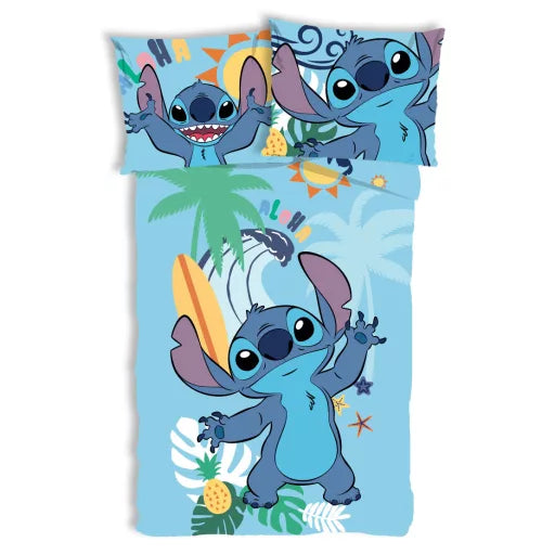 🌺 Housse de couette d'été Disney Lilo et Stitch – 140×200 cm + taie 70×90 cm