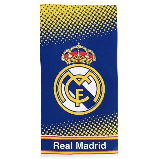 👑 Serviette de bain Real Madrid – Couronne