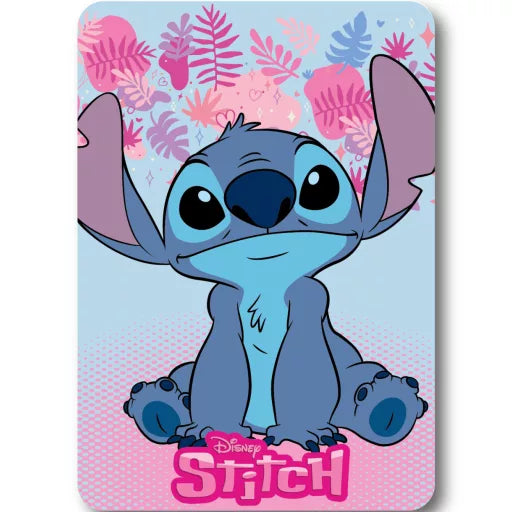 🌺 Couverture polaire Disney – Lilo & Stitch, Le Paradis des Chiens Étoiles – 100 x 140 cm