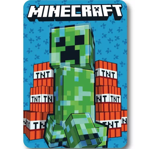 🧨 Couverture polaire Minecraft – TNT – 100 x 140 cm