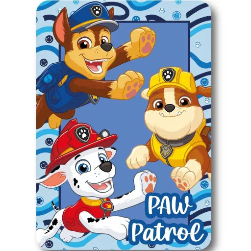 🐾 Couverture polaire Pat' Patrouille – Bay Buddies – 100 x 140 cm