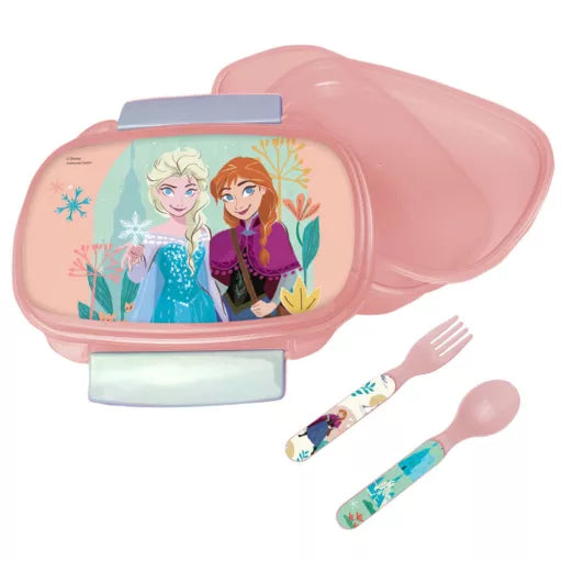 ❄️ Coffret sandwich Disney Frozen – Together + couverts