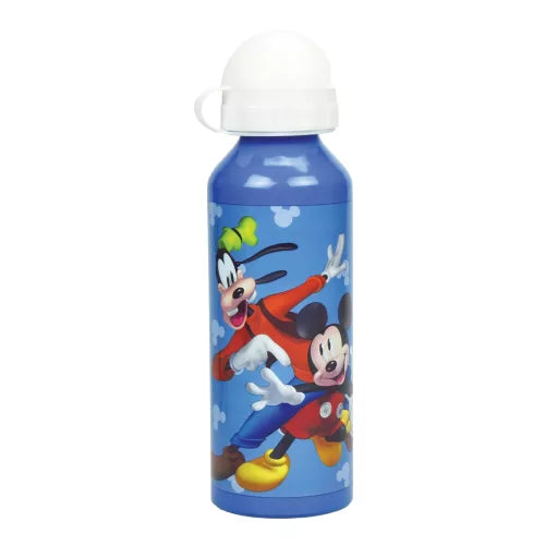 🔵 Bouteille Disney Mickey Blue en aluminium – 520 ml
