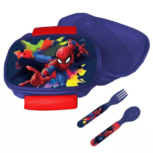 🕷️ Coffret sandwich Spiderman – Splotch + couverts