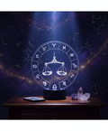 ⚖️✨ Lampe Illusion 3D – Astrologie Horoscope Balance