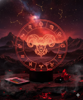 🔥✨ Lampe Illusion 3D – Astrologie Horoscope Bélier