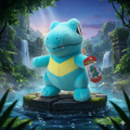 💦🦖 Peluche Pokémon Totodile – 20 cm