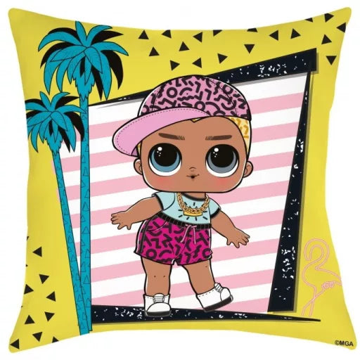 🌴 Coussin décoratif – LOL Surprise Palm – 40 × 40 cm