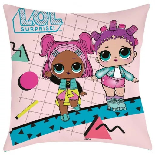 💖 Coussin décoratif – LOL Surprise Babe in the City – 40 × 40 cm
