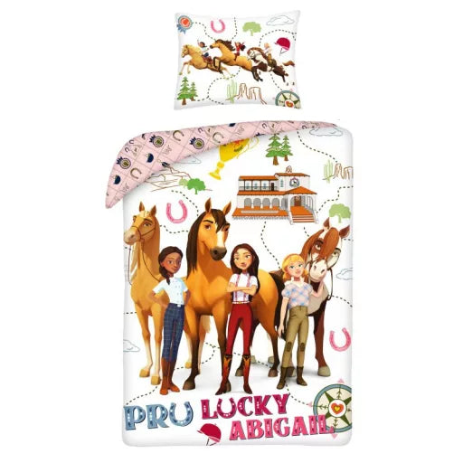 🐎 Housse de couette Spirit – 140×200 cm + taie 70×90 cm