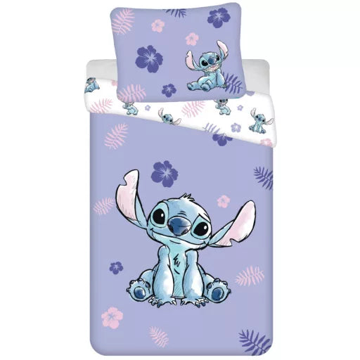 🌺 Parure de lit Disney Lilo et Stitch – Blooming – 140×200 cm + taie 70×90 cm