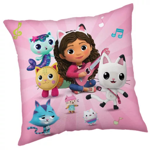 🎵 Coussin décoratif – Melodies pour Maison de Poupée Gabi – 40 × 40 cm