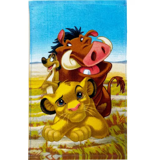 🦁 Serviette Disney Le Roi Lion – Pride Lands Trio – 30x50 cm