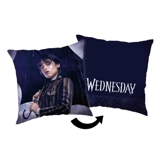 🌧️ Coussin décoratif – Wednesday Rain – 40 × 40 cm